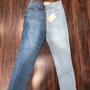 REVICE DENIM Yin Yang Crops